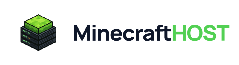 Logo MinecraftHost pro světlé pozadí